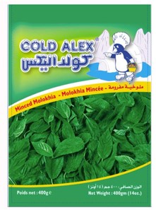 COLD ALEX, FEUILLES DE MOLOKHIA MINCÉE, 400G