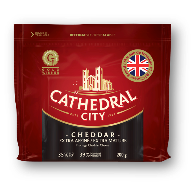 CATHEDRAL CITY, EXTRA CURED CHEDDAR, 200 G