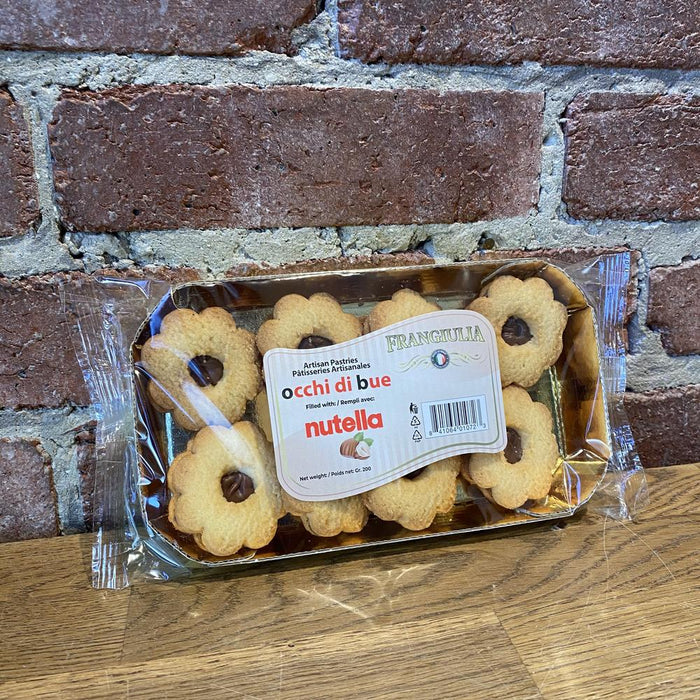 FRANGIULIA, BISCUITS OCCHI DI BUE AU NUTELLA, 200 G
