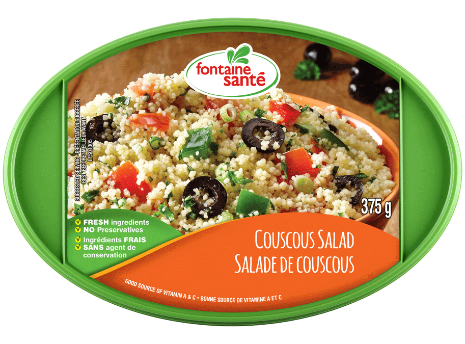 FONTAINE SANTÉ, SALADE DE COUSCOUS, 375 G