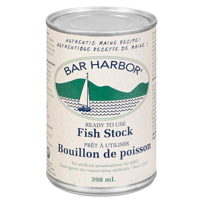 BAR HARBOR, BOUILLON DE FRUITS DE MER, 398 ML