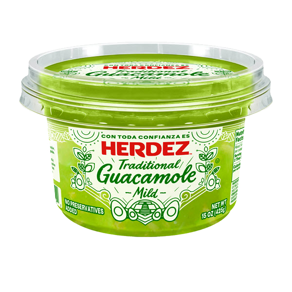 HERDEZ, TRADITIONAL MILD GUACAMOLE, 425 G