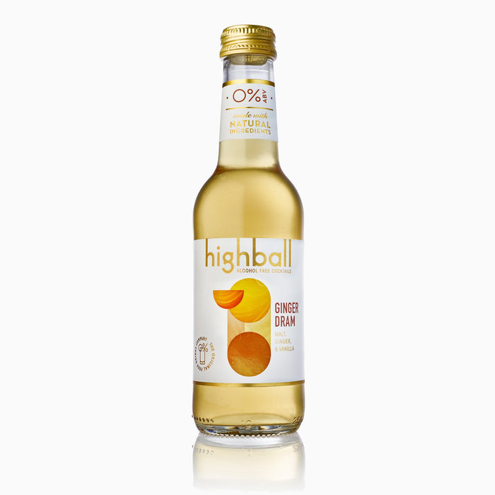 HIGHBALL, WHISKY & GINGEMBRE COCKTAIL SANS ALCOOL 0%, 250 ML
