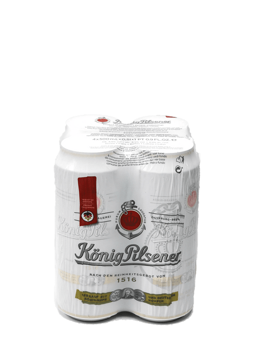 KONIG, PILSNER ALLEMANDE 4.9%, 4 X 500 ML