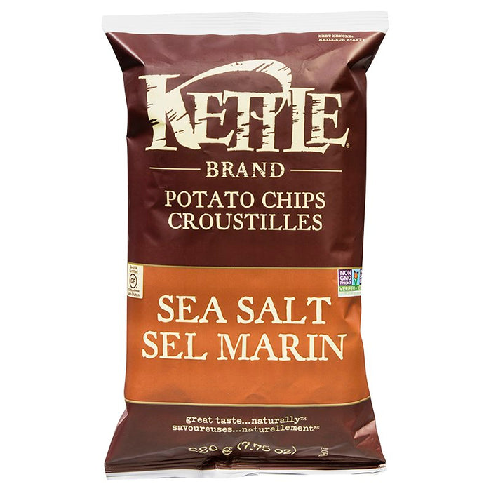 KETTLE, CROUSTILLES AU SEL MARIN, 220 G