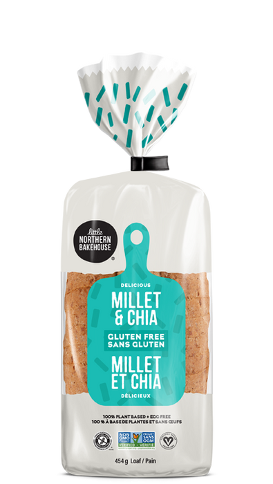 LNB, PAIN AU MILLET & CHIA SANS GLUTEN, 454 G