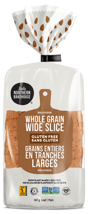 LNB, PAIN AUX GRAINS ENTIERS EN TRANCHES LARGES SANS GLUTEN, 567 G