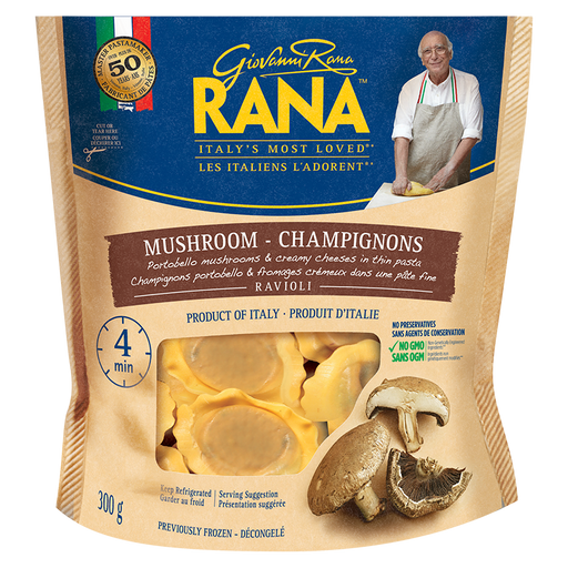 RANA, RAVIOLI CHHAMPIGNONS, 300G