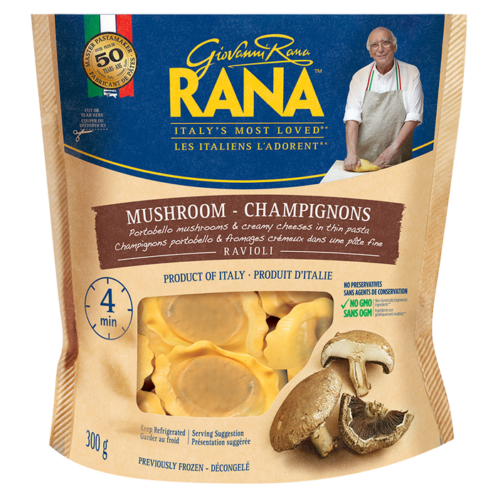 RANA, RAVIOLI CHHAMPIGNONS, 300G