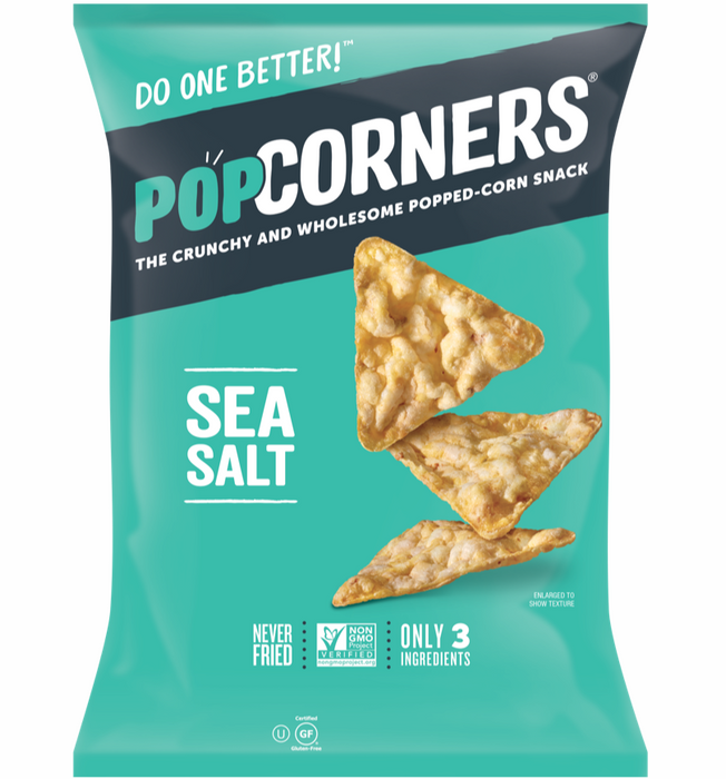POPCORNERS, CROUSTILLES DE MAÏS SEL DE MER, 142 G