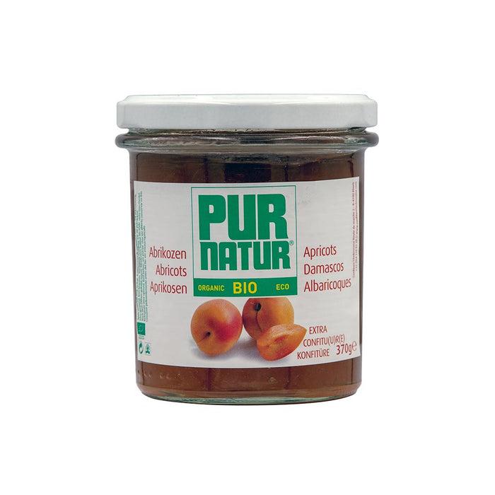 PUR NATUR, CONFITURE D'ABRICOTS BIOLOGIQUE, 300 ML