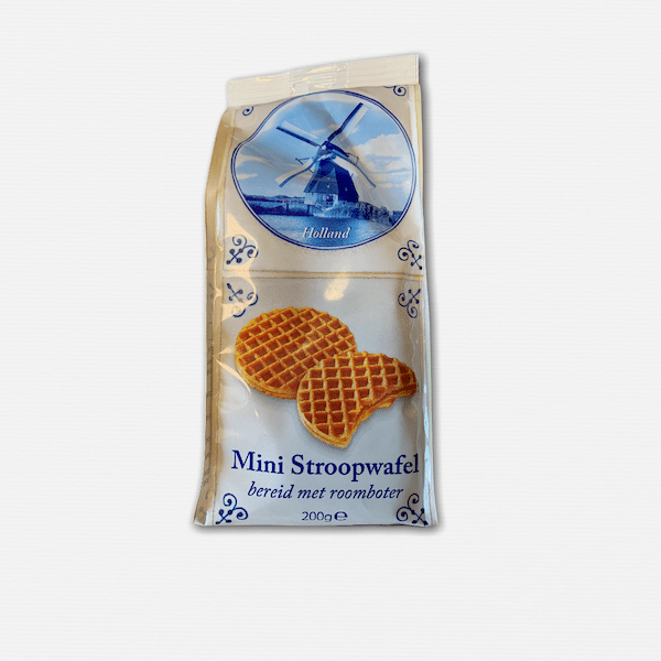 HOLLAND, MINI STROOPWAFEL BISCUITS AVEC SIROP HOLLANDAIS, 200 G