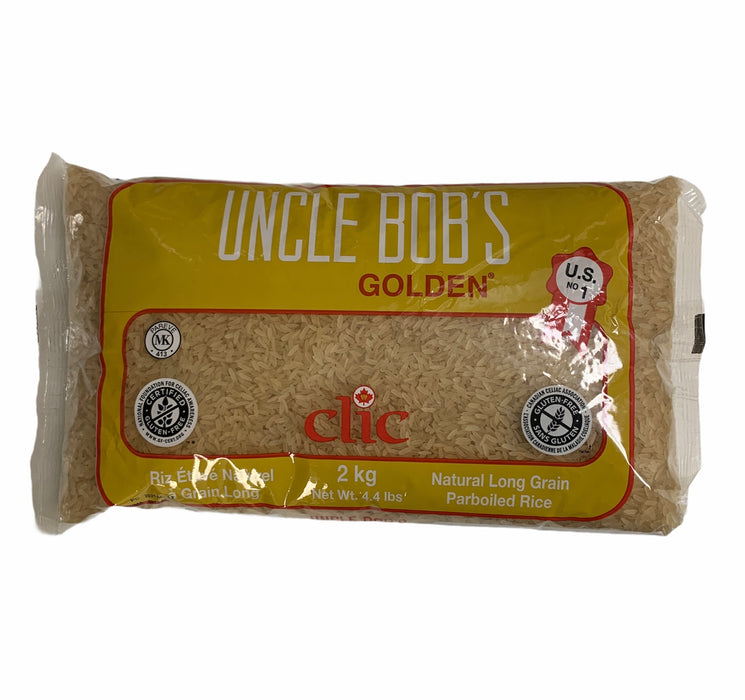 UNCLE BOB'S, RIZ ÉTUVÉ NATUREL À GRAIN LONG, 907 G