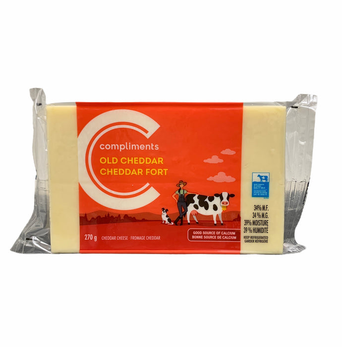 COMPLIMENTS, CHEDDAR FORT, 270 G