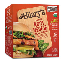 HILARY'S VEGETABLE BURGERS WITH ORGANIC ROOT VEGETABLES, 181 G