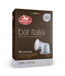 BAR ITALIA ITALIA ESPRESSO BELLACREMA CAPSULES 50 G