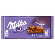 MILKA, CHOCOLAT TRIPLE CHOCOLAT, 90G