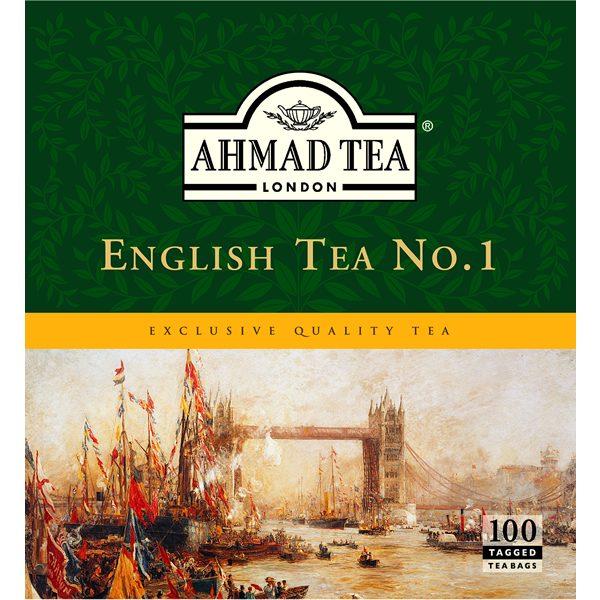 AHMAD TEA, THÉ ANGLAIS NO. 1, 100 UNITÉS