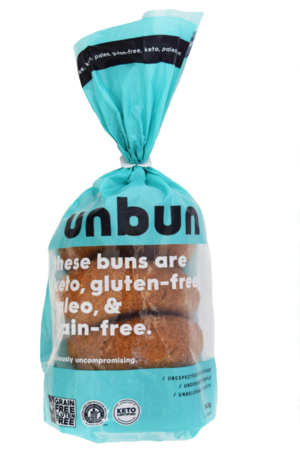 UNBUN, GLUTEN-FREE KETO BUNS, 340 G