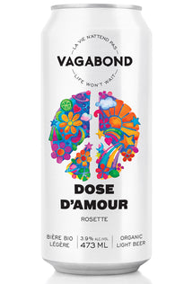 VAGABOND, DOSE D'AMOUR ROSETTE BIOLOGIQUE 3.9%, 473 ML