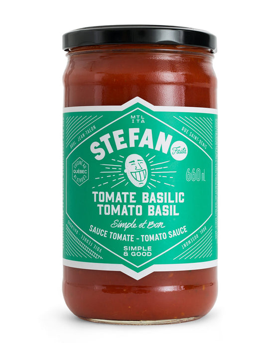 STEFANO, SAUCE TOMATE BASILIC, 648 ML