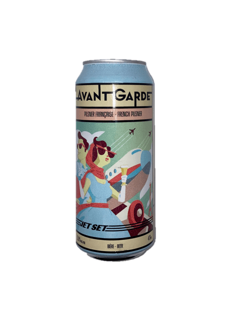 AVANT-GARDE, JET SET PILSNER FRANÇAISE 5.8%, 473 ML