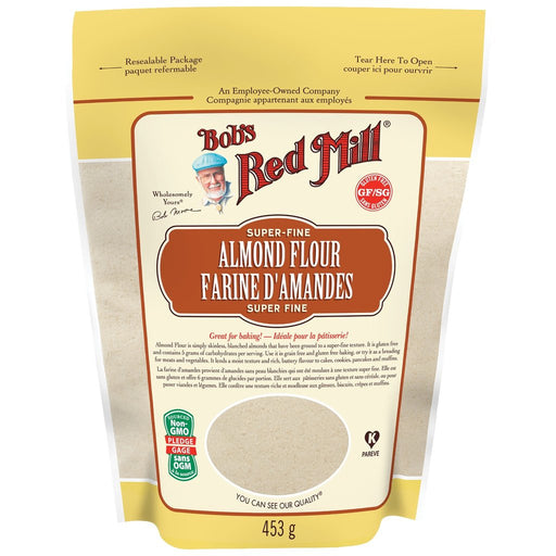 BOB'S RED MILL, FARINE D'AMANDE, 453G