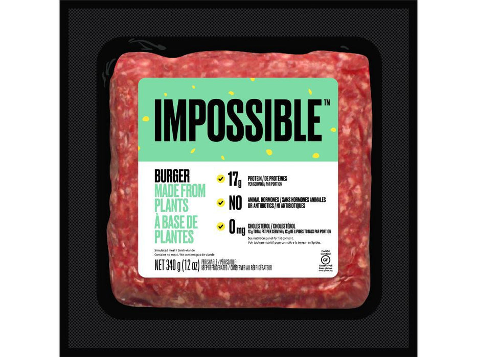 IMPOSSIBLE,  BURGER ÈA BASE DE PLANTES, 340 G