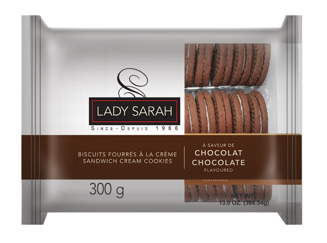 LADY SARAH BISCUITS CREME CHOCOLAT, 300G
