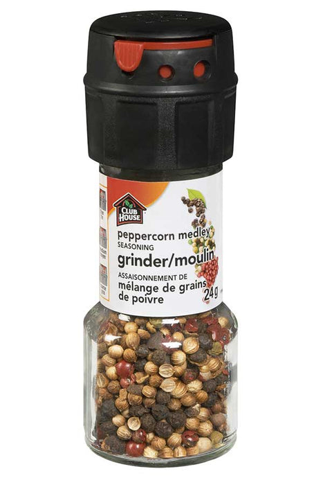 CLUB HOUSE, MOULIN AU MÉLANGE DE GRAINS POIVRE, 24 G