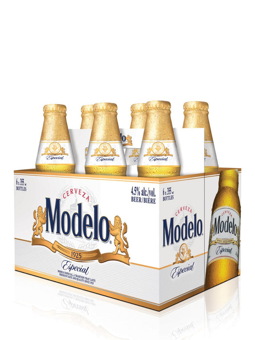 MODELO, CERVEZA ESPECIAL 4.5%, 6 X 355 ML