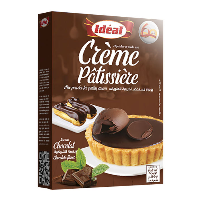 IDÉAL, CRÈME PÂTISSIÈRE CHOCOLAT, 200 G