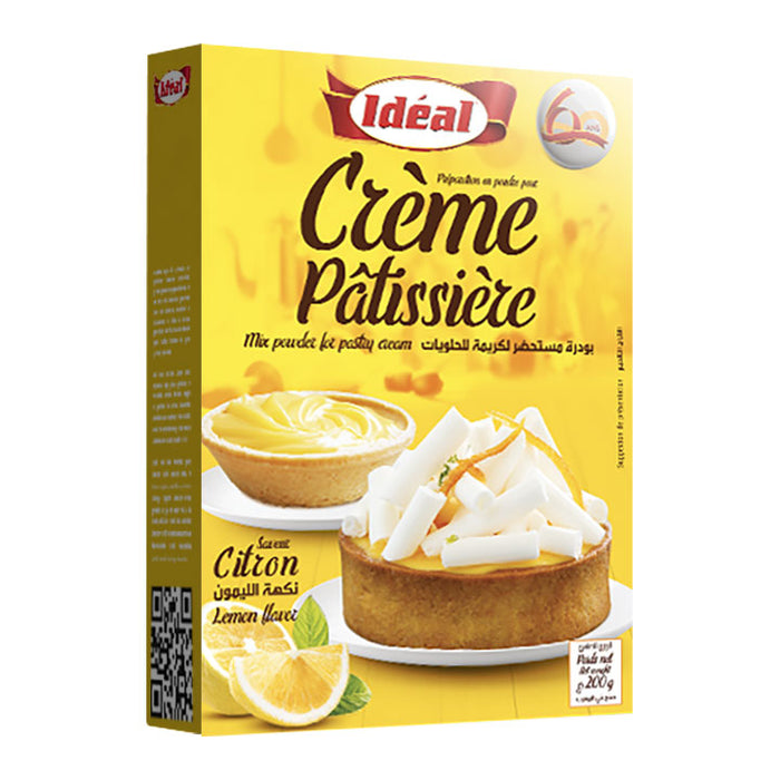 IDÉAL, CRÈME PÂTISSIÈRE CITRON, 200 G