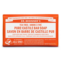 DR. BRONNER'S, SAVON DE CASTILLE BARRE ARBRE À THÉ, 145 G