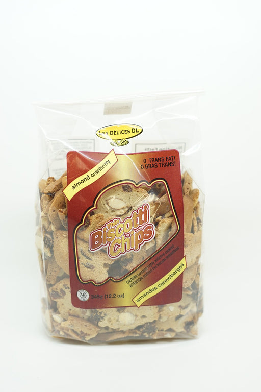 BISCOTTI CHIPS AMANDES ET CANNEBERGES 345 G