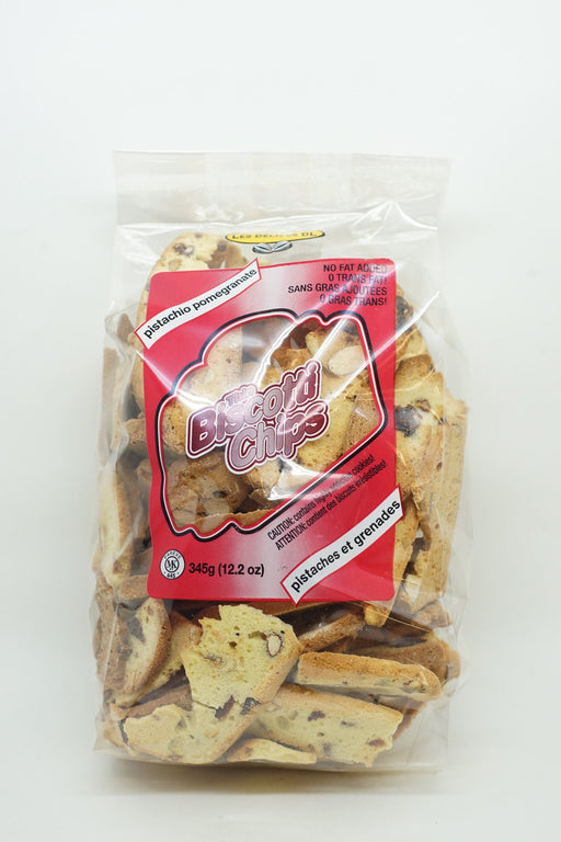 BISCOTTI CHIPS PISTACHES ET GRENADES 345 G