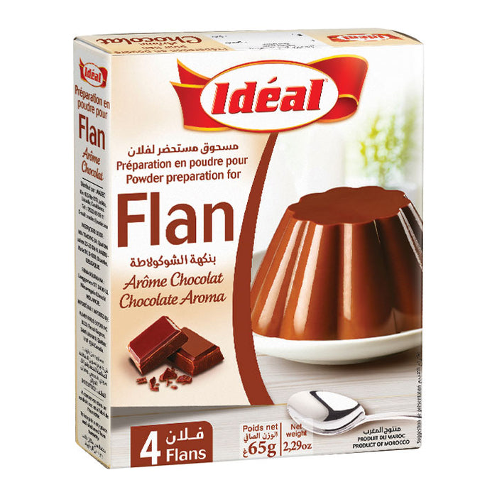 IDÉAL, POUDRE POUR FLAN ARÔME CHOCOLAT, 65G