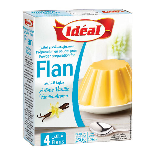 IDÉAL, POUDRE POUR FLAN VANILLE, 50G