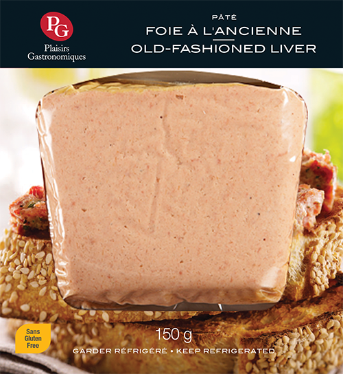 PG, PÂTE DE FOIE À L'ANCIENNE, 150 G