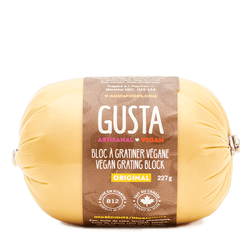 GUSTA, ORIGINAL BLOC À GRATINER VÉGANE, 227G