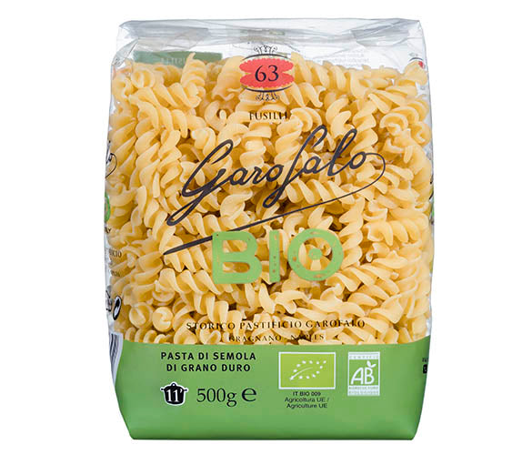 GAROFALO, PÂTES ALIMENTAIRES BIO FUSILLI #63, 500 G
