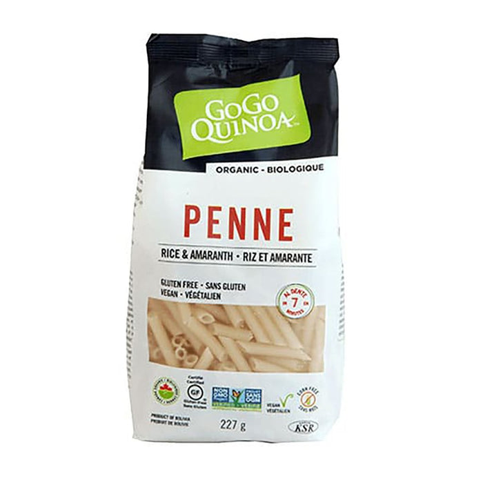 GOGO QUINOA, PENNE AU RIZ ET AMARANTHE BIO, 227 G