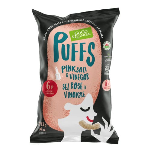 GOGO QUINOA, PUFFS SEL ROSE VINAIGRE, 113G