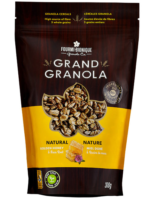 FOURMI BIONIQUE, CÉRÉALES GRANOLA GRAND GRANOLA NATURE 300G