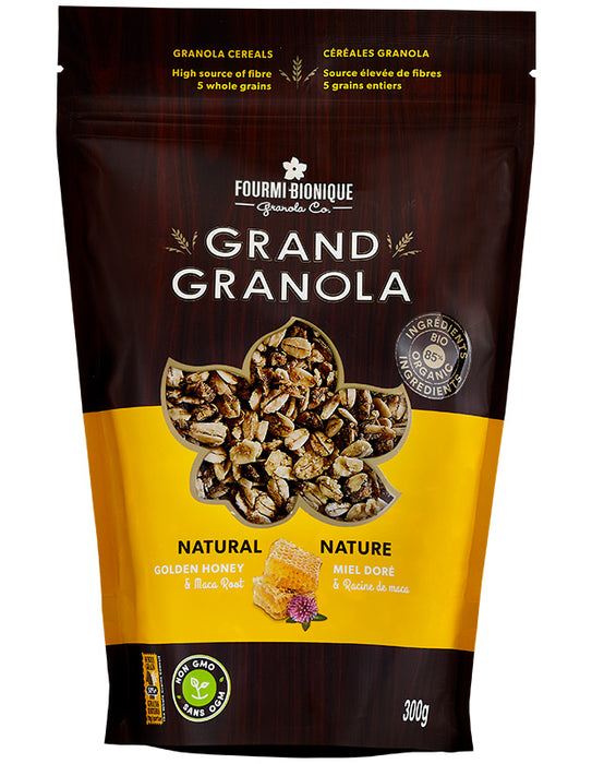 FOURMI BIONIQUE, CÉRÉALES GRANOLA GRAND GRANOLA NATURE 300G