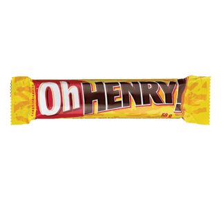 OH HENRY, BARRE DE CHOCOLAT, 58 G