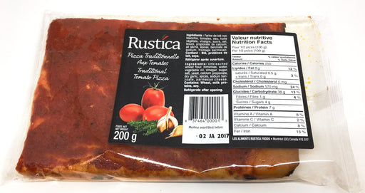 RUSTICA PIZZA AUX TOMATES 200 G