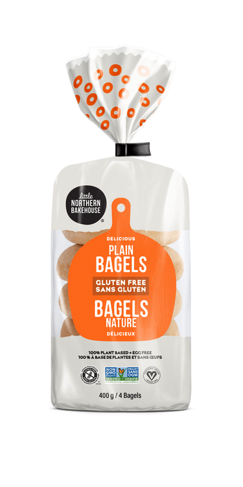 LNB, BAGELS NATURE SANS GLUTEN, 400 G