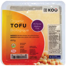 KOO, TOFU BIOLOGIQUE MI-FERME, 450 G