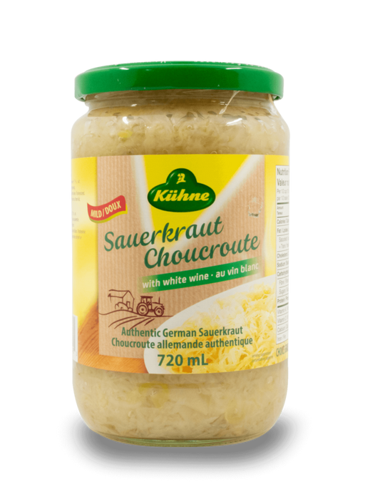 KUHNE, CHOUCROUTE AU VIN BLANC, 720 ML